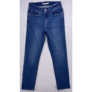 Levis Women’s Mid-Rise Skinny Jeans Size 4 W27 L30 Classic Fit  Blue Denim
